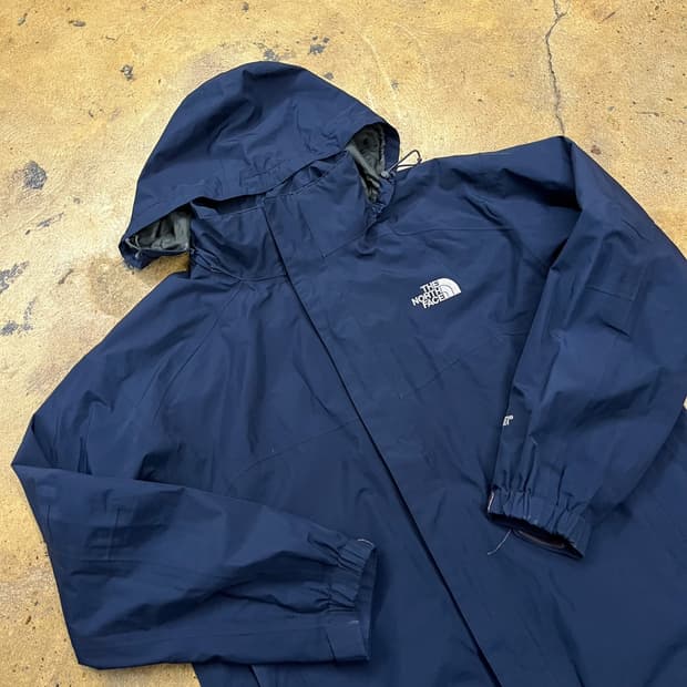 [정품/105] 노스페이스 네이비 바람막이 자켓 후드 b14
