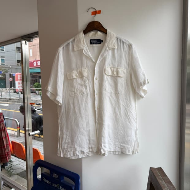 90s 폴로 랄프로렌 린넨 셔츠