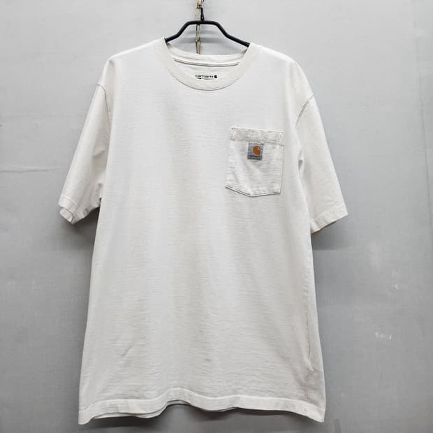 칼하트 원포켓 로고 반팔티 M(L)