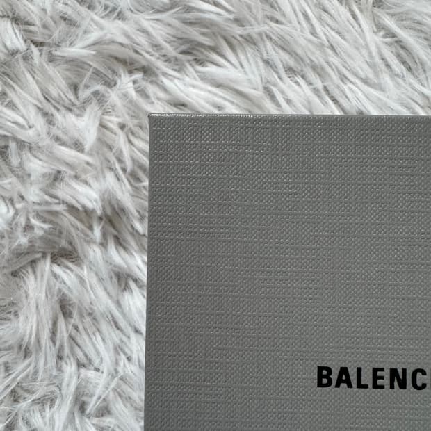 BALENCIAGA BB 아이콘 네클리스 엔틱 실버 발렌시아가 목걸이 O
