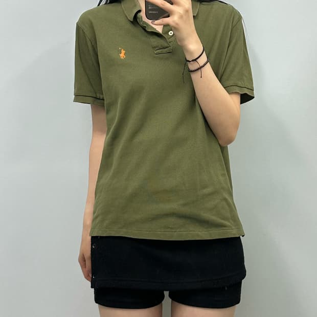 폴로 랄프로렌 카키 pk 반팔 티셔츠
