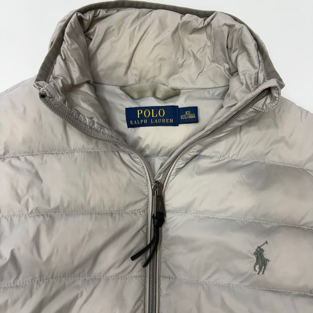 폴로 우먼 크롭숏 패딩