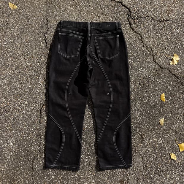 51퍼센트 터널 라이닝 트라우저 데님 팬츠