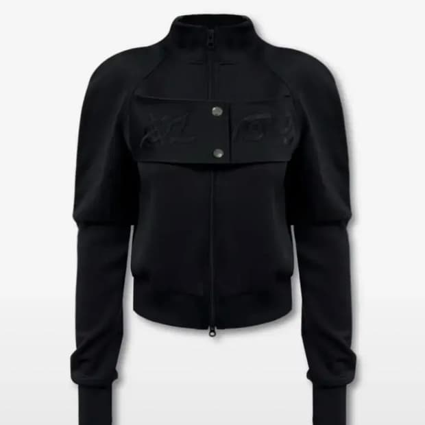공일공사 FLAP EMBROIDERY JERSEY ZIP-UP 져지