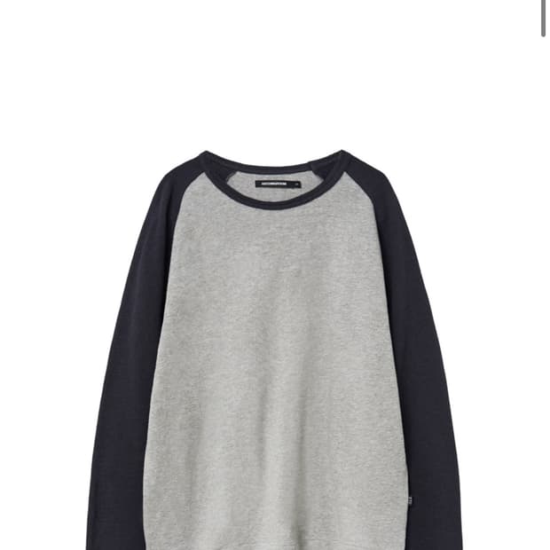 해칭룸 랭글런 티셔츠(차콜/그레이)