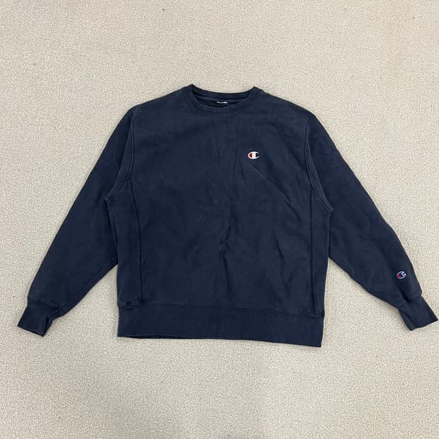 [실측확인] 챔피온 리버스 위브 맨투맨 스웻셔츠 0106M1