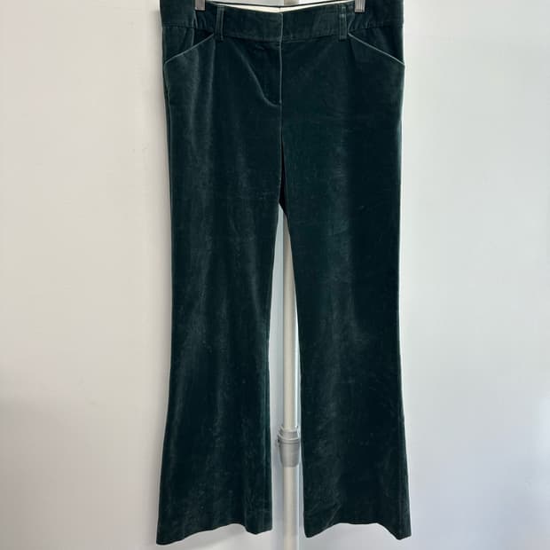 띠어리 벨벳 플레어 트라우져 팬츠