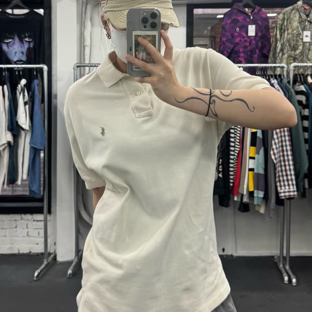폴로 랄프로렌 베이지 PK 티셔츠