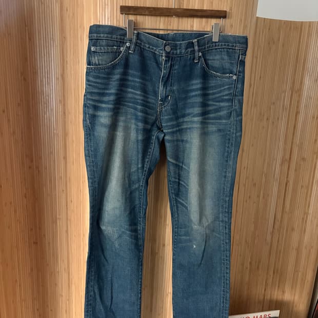 [W36 L30] 비즈빔 데님팬츠 셀비지