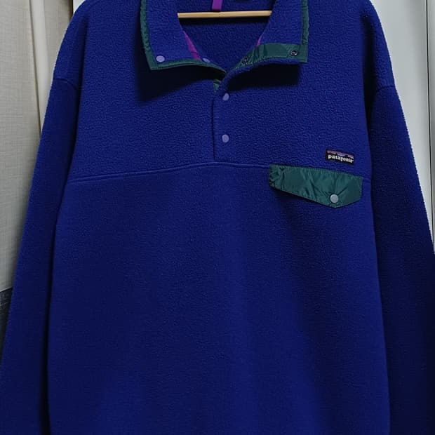 🇯🇲 [L] 파타고니아 신칠라 스냅티 올드 모델 - 퍼플 블루