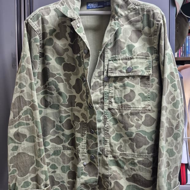 폴로 랄프로렌 HBT 덕카모 자켓