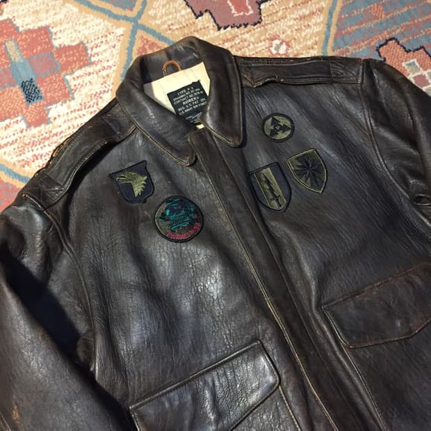 90‘s 아비렉스 밀리터리 패치워크 a-2