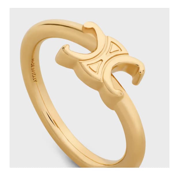 셀린느 트리옹프 애시메트릭 반지