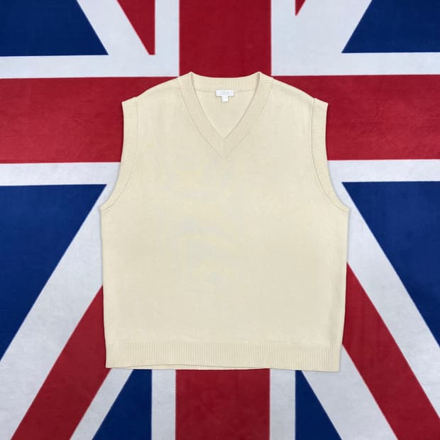 COS 니트조끼 L 실측 XL 