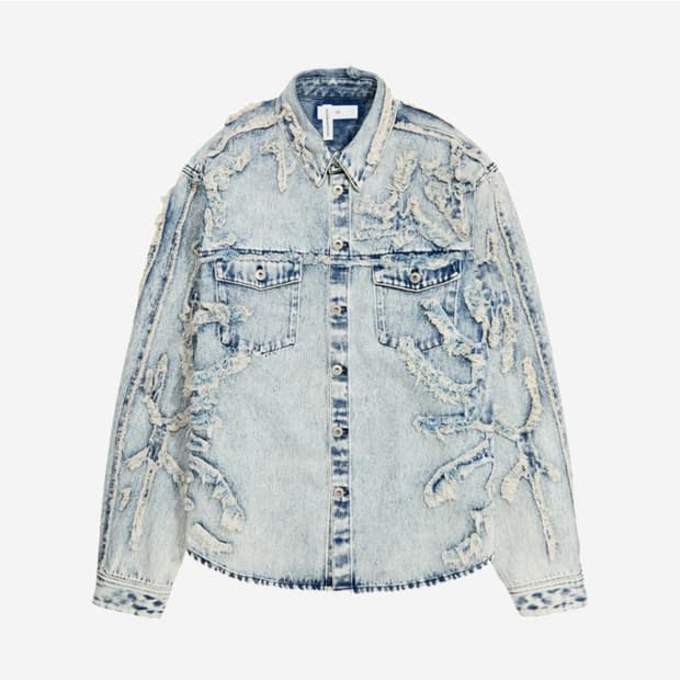 H&M 글렌마틴스 데님셔츠 XL