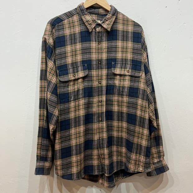 에디바우어 플란넬 체크 셔츠 