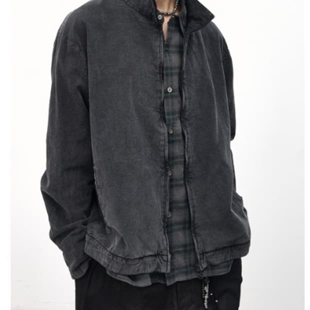 해칭룸 트랙 자켓 시멘트 택x