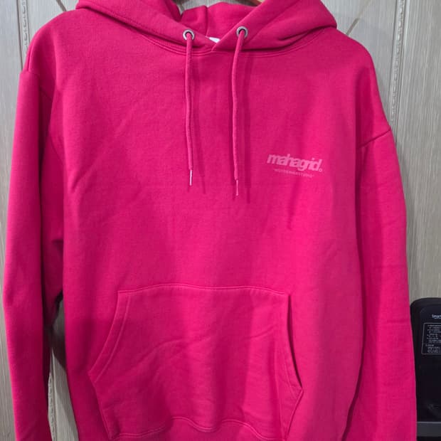 여성 핑크후드티