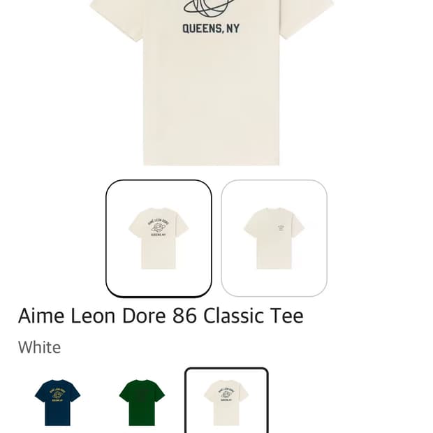 Aime leon dore 86 classic tee L size