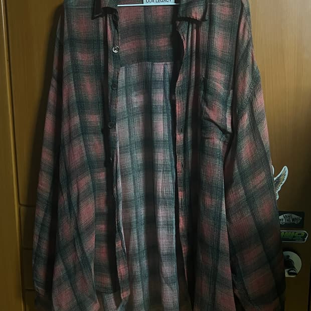 아워레가시 보로우드 셔츠 빅 럼버체크 46