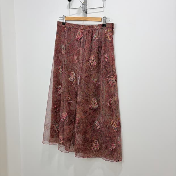 히피 레이어드 스커트 치마