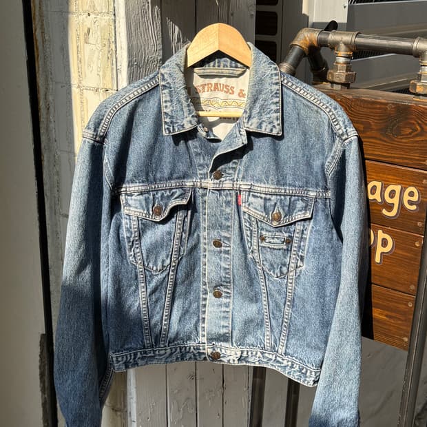 80s 리바이스 3세대 데님 트러커 자켓(O77)