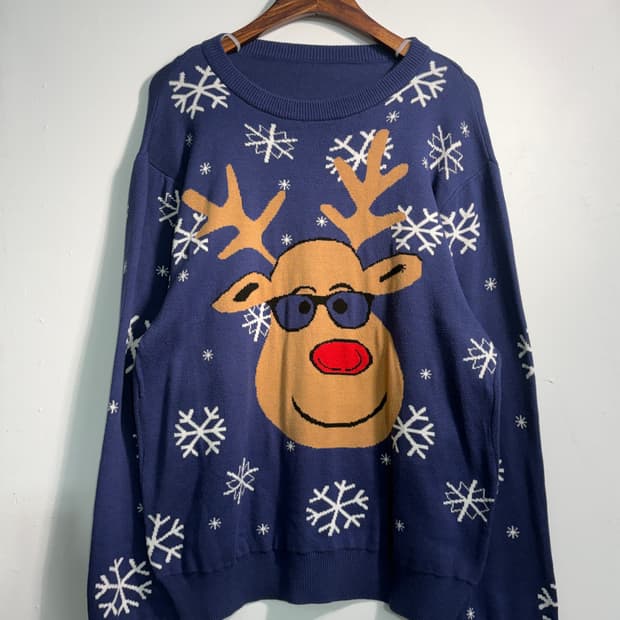 U.S.A. 크리스마스 루돌프 어글리니트 XL