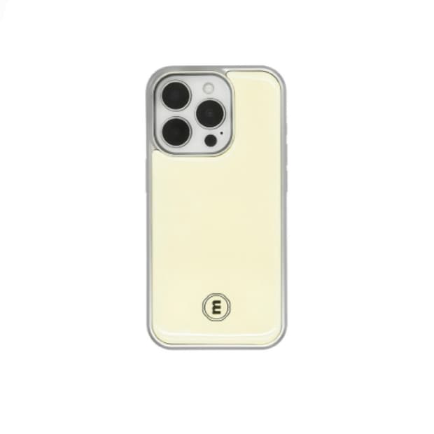 silver iphone case - butter (16PRO)