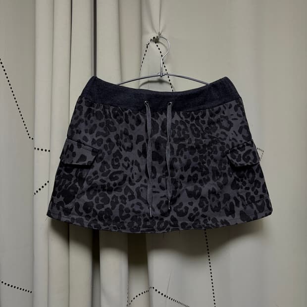 레오파드 스커트