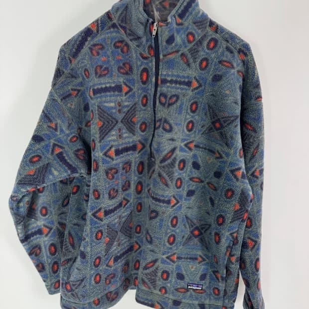 (Rare) 90s 파타고니아 눈없는산 토템 신칠라 플리스 XL사이즈
