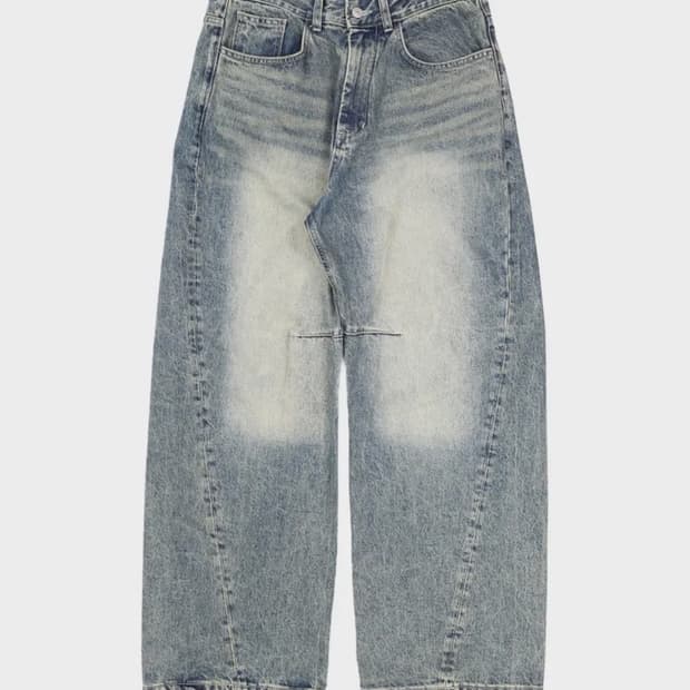 999휴머니티 CURVED HERITAGE DENIM PANTS