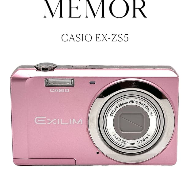 딸기우유핑크컬러🍓CASIO EX-ZS5 카시오 카메라 박스셋