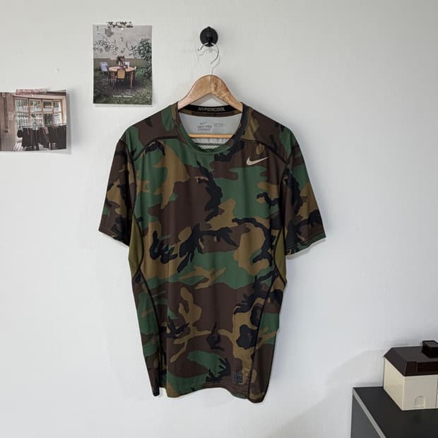[2XL] 나이키 하이퍼쿨티드 카모 티셔츠
