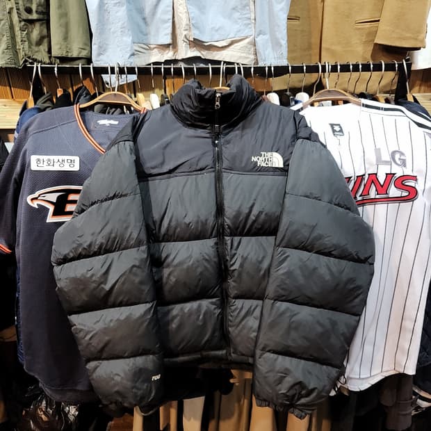 (XL) 노스페이스 눕시 패딩점퍼 투톤 거위털 700 다운자켓 