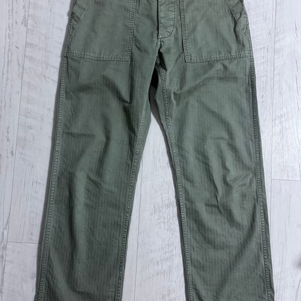 RRL 퍼티그 해링본 팬츠 32x32