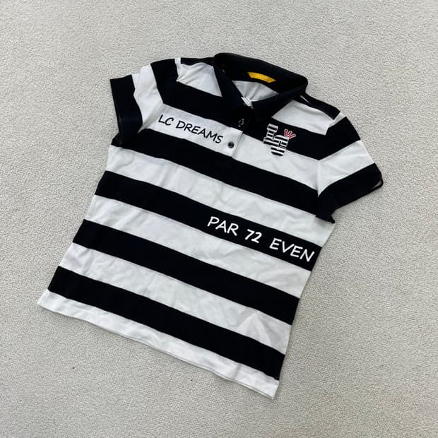 100 루이까스텔 여성 골프 반팔 카라티 0415M