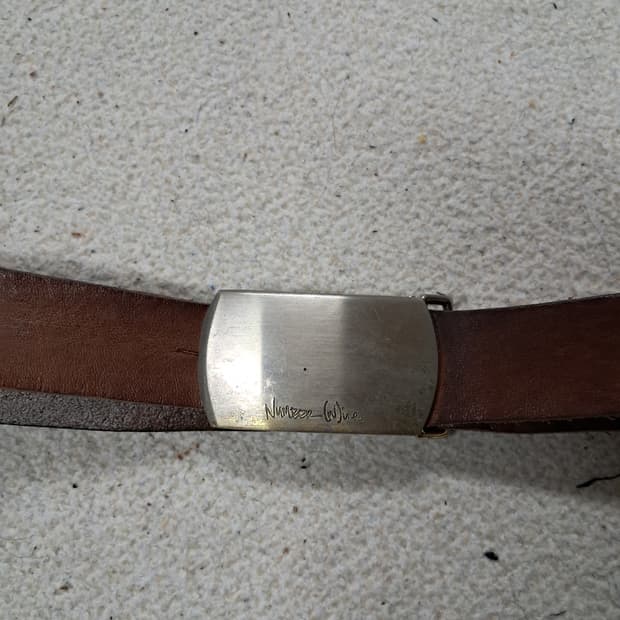넘버나인 가죽벨트