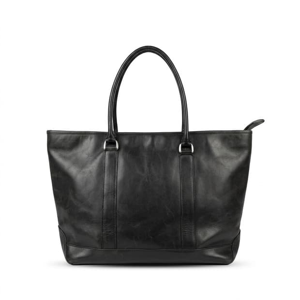 [OS] 엘엘빈 레더 라지 토트백 블랙