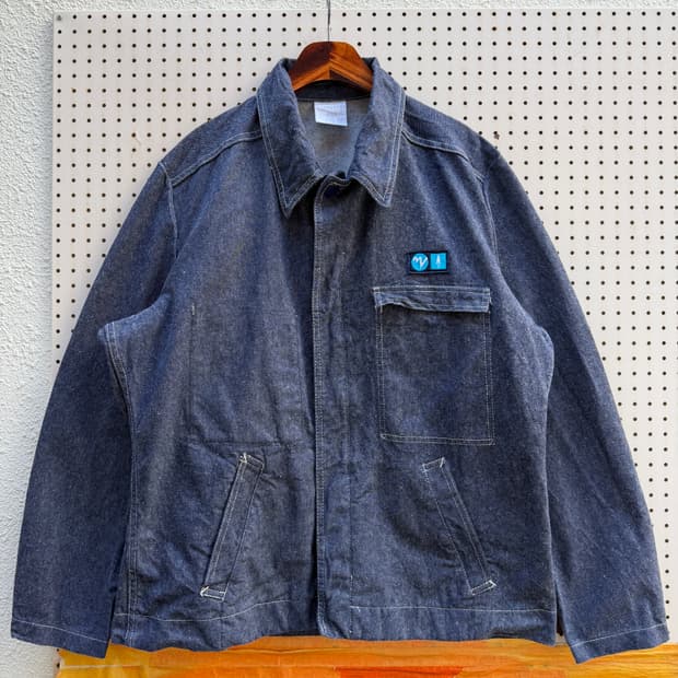 80s FRENCH MILITARY DENIM 프랑스 밀리터리 워크자켓