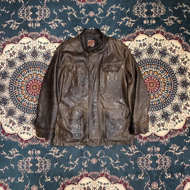 OLZEN 레더 자켓 (105)