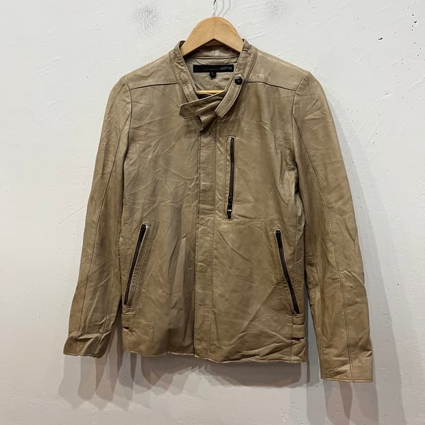 Schlussel 슈리셀 염소가죽 자켓 우먼즈