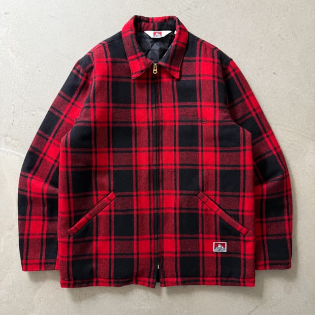 Ben Davis Buffalo Check Wool Jacket