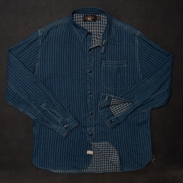 RRL 더블알엘 인디고 셔츠