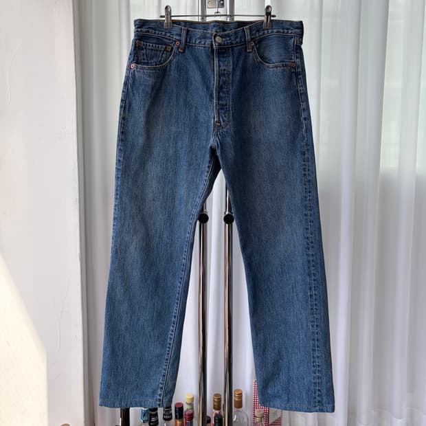 [35인치]리바이스 00s 클래식 501 데님 팬츠