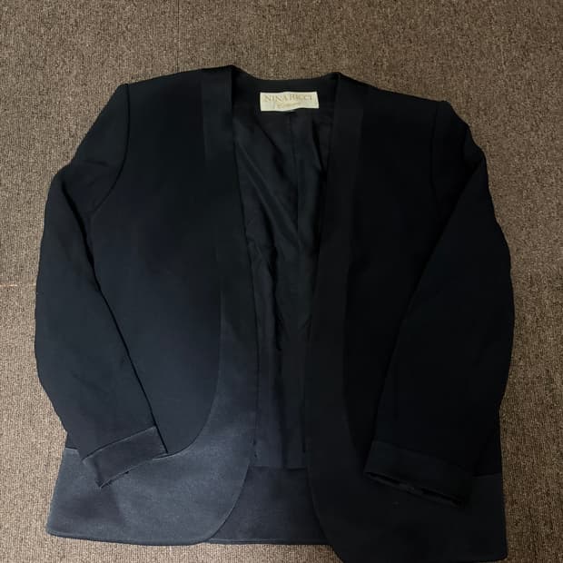 빈티지 크롭 마이 자켓