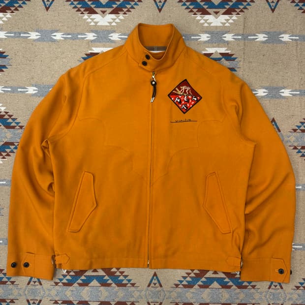 [46][L] 토가 비릴리스 슬랩 OX 블루종 자켓 오렌지 