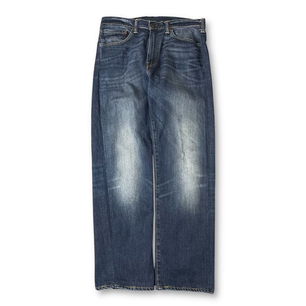 (36) 리바이스 505 중청 워싱 데님 팬츠