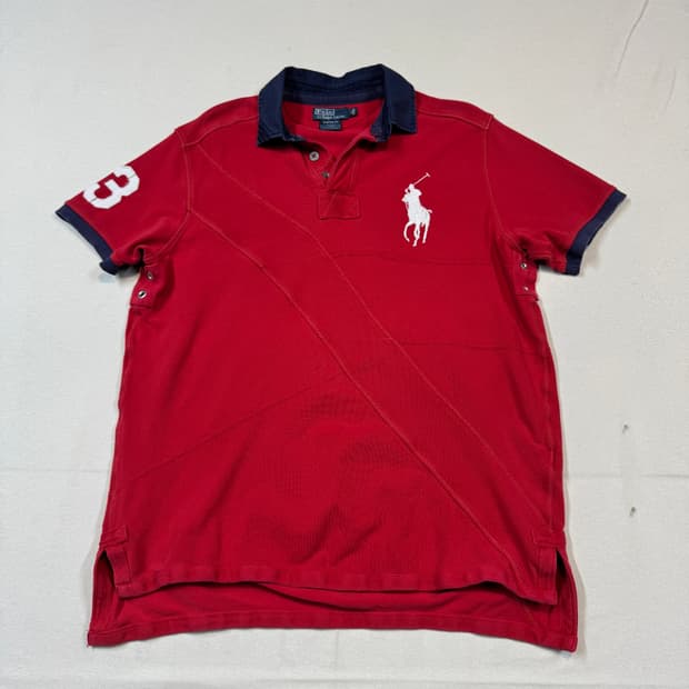 XL) 폴로 랄프로렌 빅포니 패치워크 PK 카라티