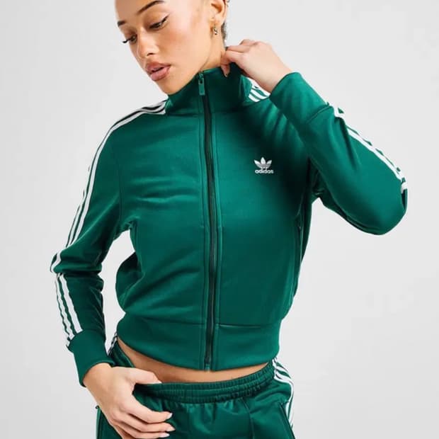 아디다스 파이어버드 져지 크롭 트랙탑 그린