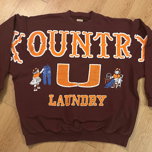 캐피탈 맨투맨 플리스 빅 스웨트셔츠 버건디 와인 오버사이즈